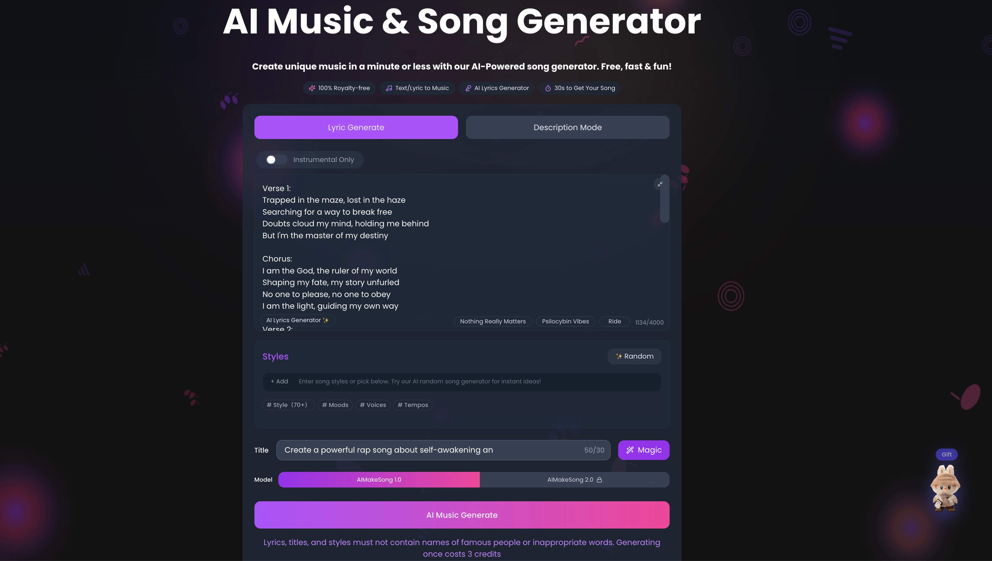 Rap-Song-Maker